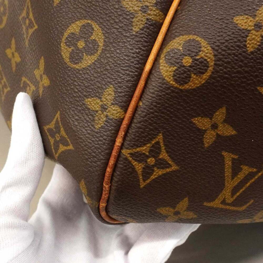 LOUIS VUITTON Authentic Brown Monogram Keepall 60 Boston Bag - Picture 6 of 12
